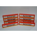 Hornby (China) OO Gauge Pullman Coaches, a boxed rake of eight comprising R4143 1st Parlour Leona,