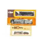 Rivarossi and Lima HO Gauge Steam Locomotives and Tenders, three boxed examples Rivarossi 1347 P10