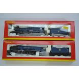 Hornby (China) OO Gauge Steam Locomotives and Tenders, a boxed duo of BR locomotives, King Class