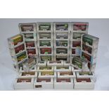 Exclusive First Editions Vintage Double Decker Buses, a boxed collection of 1:76 scale models