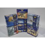 Corgi Aviation Archive 1:72 Scale WWII Axis Aircraft, nine boxed limited edition examples, including