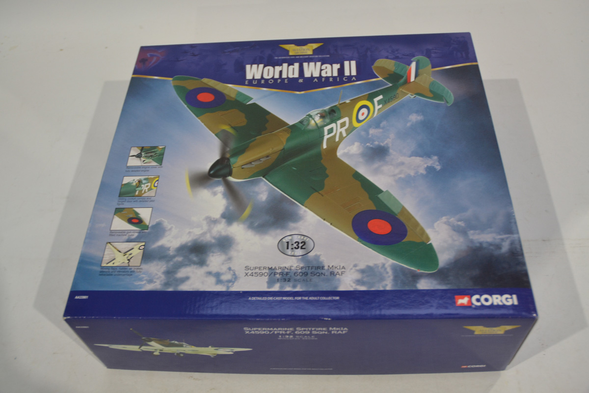 Corgi Aviation Archive 1:32 Scale Supermarine Spitfire, a boxed limited edition AA33901 Spitfire