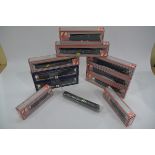 Lima OO Gauge British Rail DMUs and Coaches, two boxed DMUs 205168/205138W and 149852 with powered