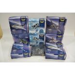 Corgi Aviation Archive 1:72 Scale Jet Fighter Power Series Aircraft, nine boxed limited edition