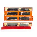 Rivarossi American HO Steam Locomotives and Tenders, five boxed/cased examples 1238 Norfolk &