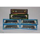 Diesel OO Gauge Locomotives, Six boxed examples, including Airfix 31/4 class in BR blue livery