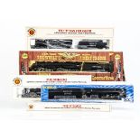 HO Gauge American Steam Locomotives and Tenders, five boxed examples Bachmann 657 Mikado 2528 in