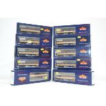 Bachmann OO Gauge Intercity Coaches, a boxed rake of twelve includes 39-080 MK I Corridor BSK (3),