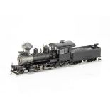 On30 Gauge American Spectrum by Bachmann Steam Locomotive and Tender, a boxed 25999 2-8-0 unlettered