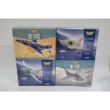 Corgi Aviation Archive 1:72 Scale Military Airpower Jet Aircraft, four boxed limited edition