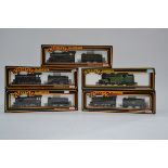 Mainline OO Gauge Steam Locomotives, a boxed group of five, Collett Class locomotives and tenders