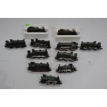 OO Gauge Unboxed GWR Tank Locomotives, various makers Hornby 2747 in black livery (2), 101, 2783 and