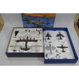 Corgi Aviation Archive 1:72 Scale Battle Of Britain Memorial Flight Set and RAF 4 Piece Set, a boxed
