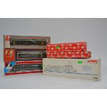 HO Gauge Electric Railcars and Locomotives, various examples a boxed Märklin 3125 Red Arrow