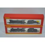 Hornby (China) OO Gauge Steam Locomotives and Tenders, a boxed duo of County Class locomotives,
