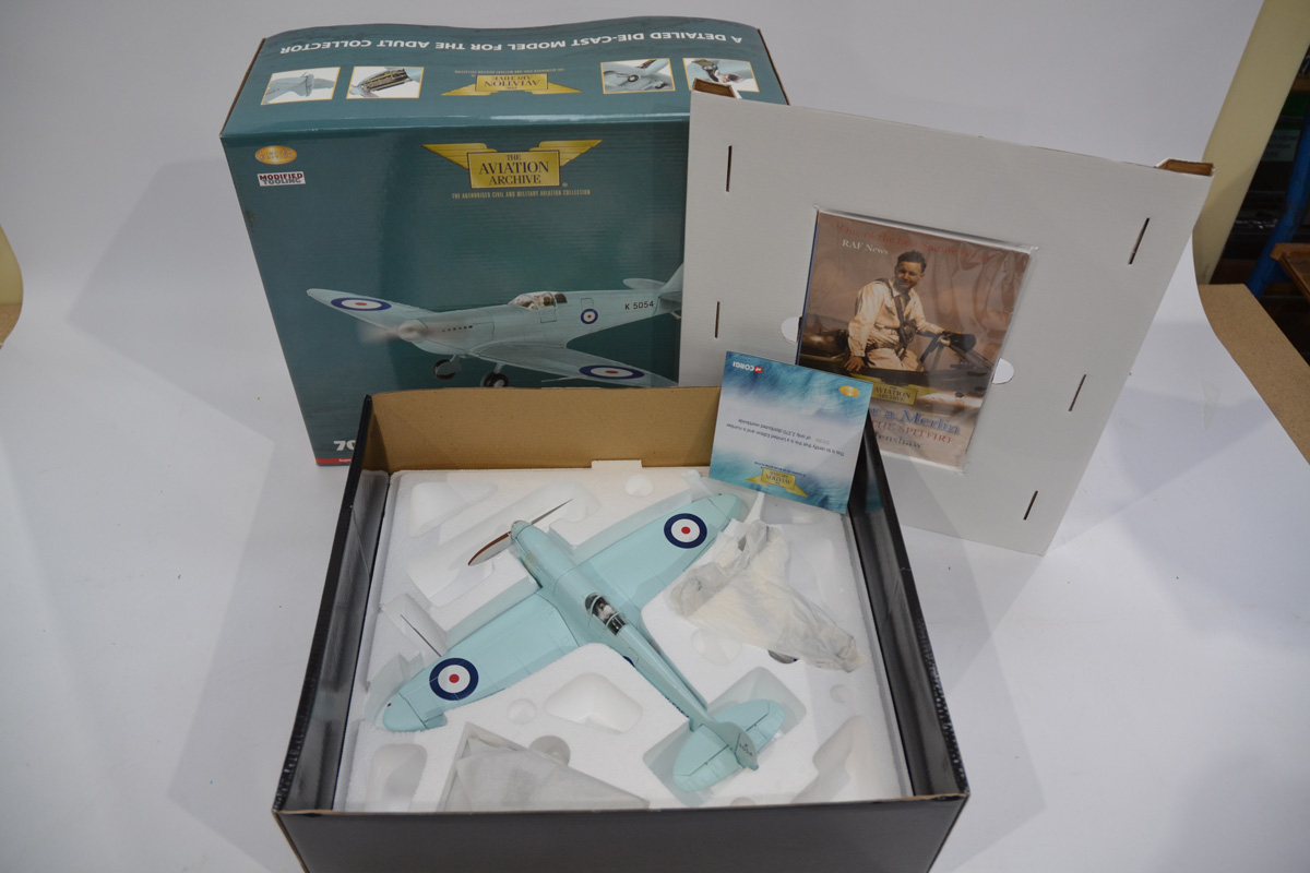 Corgi Aviation Archive 1:32 Scale 70 Years of The Spitfire, A boxed limited edition AA33908 Spitfire