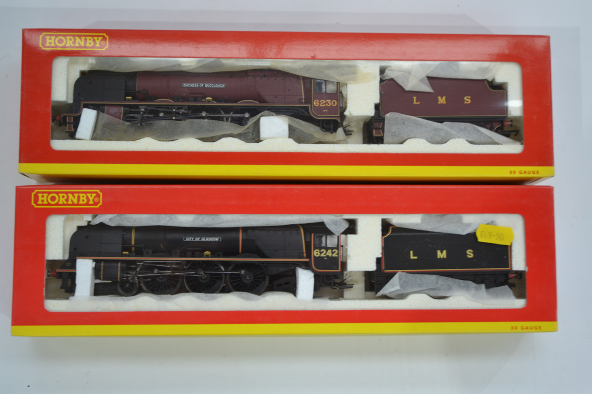 Hornby (China) OO Gauge Steam Locomotives and Tenders, a boxed duo of Duchess Class locomotives