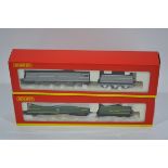 Hornby (China) OO Gauge Steam Locomotives and Tenders, a boxed duo of Battle of Britain Class