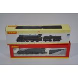 Hornby (China) OO Gauge Steam Locomotives and Tenders, a boxed duo of BR locomotives, R2203 Class A4