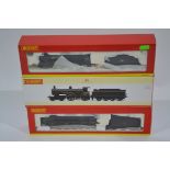 Hornby (China) OO Gauge Steam Locomotives and Tenders, a boxed trio of BR locomotives, R2465 Class