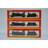 Hornby (China) OO Gauge Steam Locomotives and Tenders, a boxed trio of 8F Class locomotives R2249