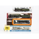 HO Gauge French Steam Locomotives and Tenders, all boxed SNCF, in green livery, Lima 3002 L 141 R