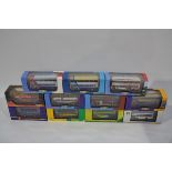 Creative Master Northcord Buses and Coaches, a cased group of twelve 1:76 scale all with card