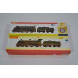 Hornby (China) OO Gauge Steam Locomotives and Tenders, a boxed duo of N15 King Arthur Class