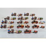 A collection of unboxed and unchecked Lego City, including nine x Dirt Bike Transporter 4433 with