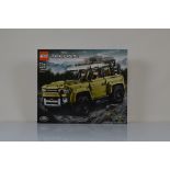 A boxed Lego Technic Land Rover Defender, 42110, unopened