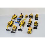 A collection of unboxed and unchecked Lego City, including 4 x Digger 7248 with manuals, 7936 with