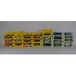 Twenty Four Shell and Mobil advertising diecast models, all boxed.