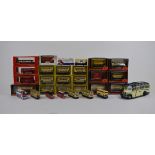 A mixed lot of boxed and unboxed diecast bus models including, EFE, Forward Models, Corgi Original