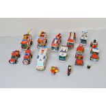 A collection of unboxed and unchecked Lego City, including 2 x 4208 with one manual, 60002 with manu