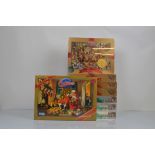 Seven Waddingtons Limited Edition Deluxe 1000 piece puzzles, four A History of the Millennium, three