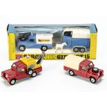 Corgi Toy Land Rovers, Gift Set 15 Land Rover & Rice's Beaufort Double Horse Box, in original box,