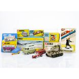 Corgi Toys, 420 Ford Thames Airborne Caravan, 154 Ferrari F1 Grand Prix Racing Car, 650 Concorde,