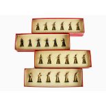 Music in Miniature 6pce marching soldiers sets comprising Royal Norfolk regt WW2, Royal Marines (Far