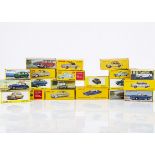 Atlas Edition French Dinky Toy Cars, including 1413 Dyane Citroën, 1416 Renault 6, 554 Opel
