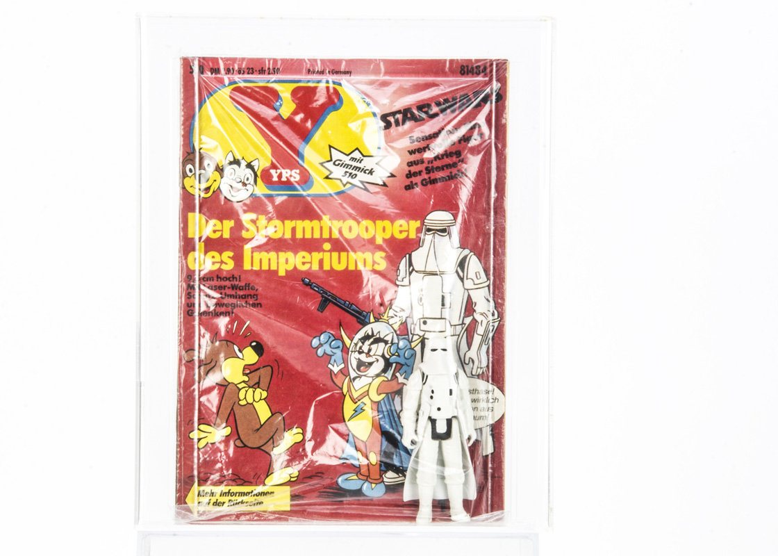 Vintage Star Wars YPS Comic With Hoth Stormtrooper, issue #510 of YPS German children's comic with