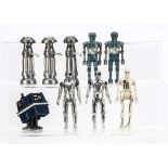 Vintage Star Wars Droids Action Figures, 8D8, FX-7 (3), 2-1B (2), Power Droid, Death Star Droid (2),