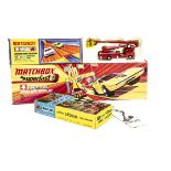 A Corgi Major Toys 1127 Simon Snorkel Fire Engine, in original box with instructions, E, box VG,