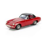 A Bandai GT Car Series Lotus Elan No 1096, tinplate friction drive model, red body, detailed