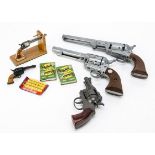 Model Cap Guns, including Japanese MGC (Model Guns Corporation) 44-40 Long Blank Revolver, similar