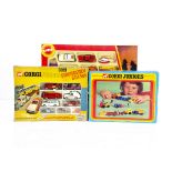 Corgi Juniors Gift Sets, 3101 Fire Set, E3024 Road Construction Gift Set, 3021 Emergency 999 Gift