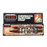 Vintage Star Wars Kenner ROTJ Chewbacca Bandolier Strap, AFA graded 85 NM+, sealed in case