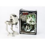 Vintage Star Wars Palitoy ROTJ Scout Walker Vehicle, in original box with unused sticker sheet,