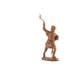 Roy Selwyn-Smith original wax master for Selwyn Miniatures foot knight advancing with axe,