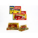 Dinky Toys 266 E.R.F Fire Tender, 263 Airport Fire Rescue Tender, 285 Merryweather Marquis Fire
