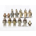 Vintage Star Wars Ewok Action Figures, Chief Chirpa (5), Wicket (2), Teebo (2), Logray (3), with